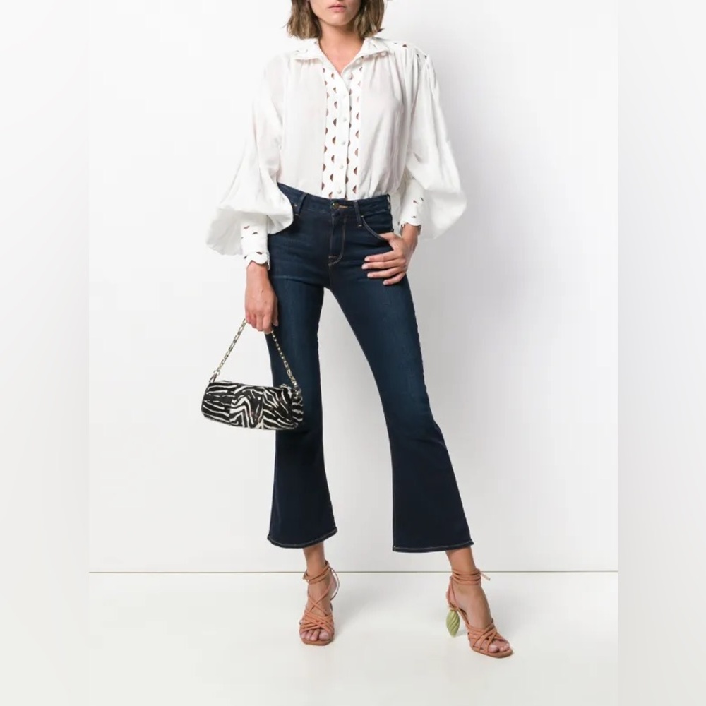 NWT Frame Le Crop Flare Jeans